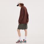 Свитшот осенне-зимний унисекс ZMOH, светло-серый меланж - фото 5