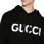 Вышитый джерси свитшот GUCCI, черный - фото 8