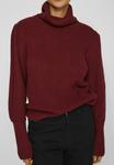 Джемпер VILA VILOU ROLLNECK, Cabernet/Bordeaux - фото 5