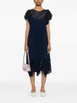 Платье миди с кружевом Nissa, синий - фото 2