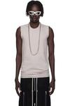 Rick Owens Майка Off White Concordians Basic Tank Top - фото