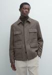Куртка Massimo Dutti Summer jacket, Brown - фото