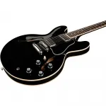 Электрогитара Gibson ES-335 полузакрытого типа, винтажный черный цвет - фото 5