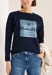Топ Cecil MIT PRINT, Blau/Dark Blue - фото