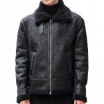 Кожаная куртка унисекс PIERRE CARDIN, черная - фото 6