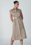 Платье-рубашка KOBE WILLA, бежевый - фото 5
