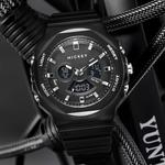 Disney Часы Mickey Series Electronic Movement TPU Strap Watch Unisex Black Dial - фото 3