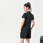 Рубашка поло женская черная Lining - фото 6