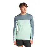 Лонгслив Icebreaker Merino 125 Cool Lite Sphere Colourblock, зеленый - фото