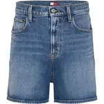 Шорты Tommy Jeans BI0134 Mom Fit denim, синий - фото 3