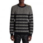 Полосатый Pb Labyrinth джемпер BALMAIN, серый - фото 6