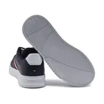 Кожаные кроссовки в полоску ess Tommy Hilfiger, черный - фото 4