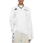 Футболка X Kappa с длинным рукавом и логотипом Acne Studios, белый - фото 4