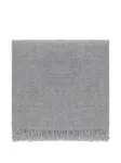 Шарф с бахромой Antonelli, серый - фото