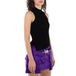 Версаче Черный ребристый вязаный топ без рукавов Versace - фото 2