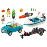 Детский конструктор Playmobil Pick Up With Boat Summer Fun, синий - фото 2
