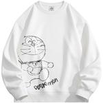 Толстовка унисекс Doraemon, черный - фото