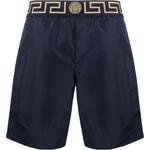 Шорты для плавания с поясом greca VERSACE, синий - фото