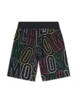 Шорты с логотипом Moschino Kids, черный - фото 2