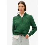 Свитер Superdry Rugby Henley, зеленый - фото