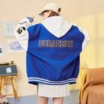 Doraemon Бейсбольная куртка, Black (Cloud Pattern) - фото 12