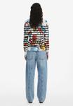 Джемпер Desigual STRIPED FLORAL, Beige - фото 3