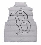 Пуховик унисекс светло-серый Mlb - фото 2