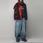 Худи Balenciaga BB Be Different Popover Hoodie 'Black White', черный - фото 4