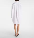Хлопковое платье-рубашка Loewe, белый - фото 3