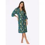 Халат No brand, Petrol-apricot-bedruckt - фото 2