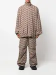 Спортивная куртка с монограммой BB BALENCIAGA, коричневый - фото 2