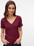 Блуза VERO MODA VMMikka, Burgundy - фото 6
