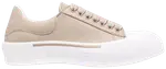 Кроссовки Alexander McQueen Deck Plimsoll 'Beige', коричневый - фото