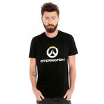 Overwatch - Футболка с логотипом черная - фото