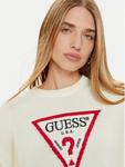 Свитер обычного кроя Guess Jeans, бежевый - фото 4