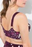 Бюстгальтер Ulla Popken POLKA DOT RELIEF, Grape Red/Purple - фото 5