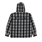 Рубашка Supreme Printed Hooded Flannel Shirt, черный - фото 2