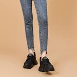 Кроссовки женские толстые средней высоты Daphne, черный - фото 10