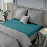 Простыня Nova 180x210 см бирюзовая Eurofirany - фото 5