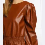 Платье Портис Silvian Heach, коричневый - фото 4