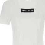 Футболка женская Miu Miu, белый - фото 5