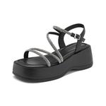 Пляжные сандалии женские черный Josiny - фото 2