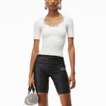 Футболка женская белая Alexander Wang - фото 5