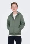 Толстовка на молнии Only & Sons Junior, Castor Gray - фото 2