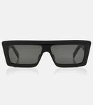 Солнцезащитные очки прямоугольной формы Celine, черный - фото