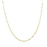 Мерцающее цепочное ожерелье The Lovery, 14K Yellow Gold - фото