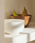 Чаша из костяного фарфора Zara Home, белый - фото