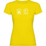 Футболка Kruskis Problem Solution Smash, желтый - фото