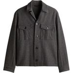 Куртки и пальто мужские тёмно-серые H&M - фото 2