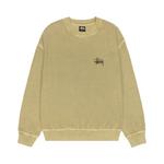 Свитер Stussy Basic Crew Pigment Dyed, Elm - фото